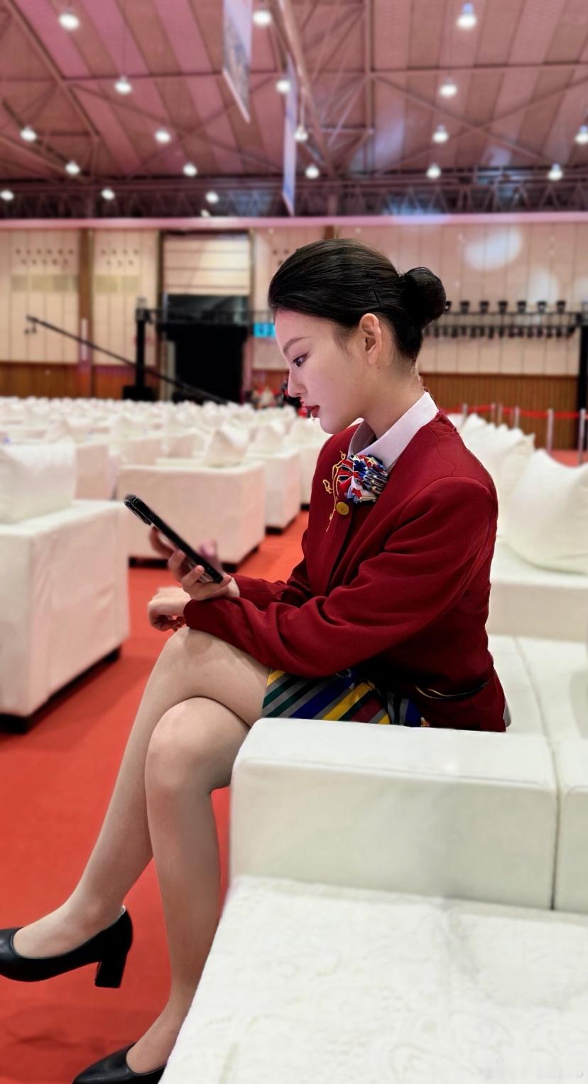 空姐的制服照就是美 