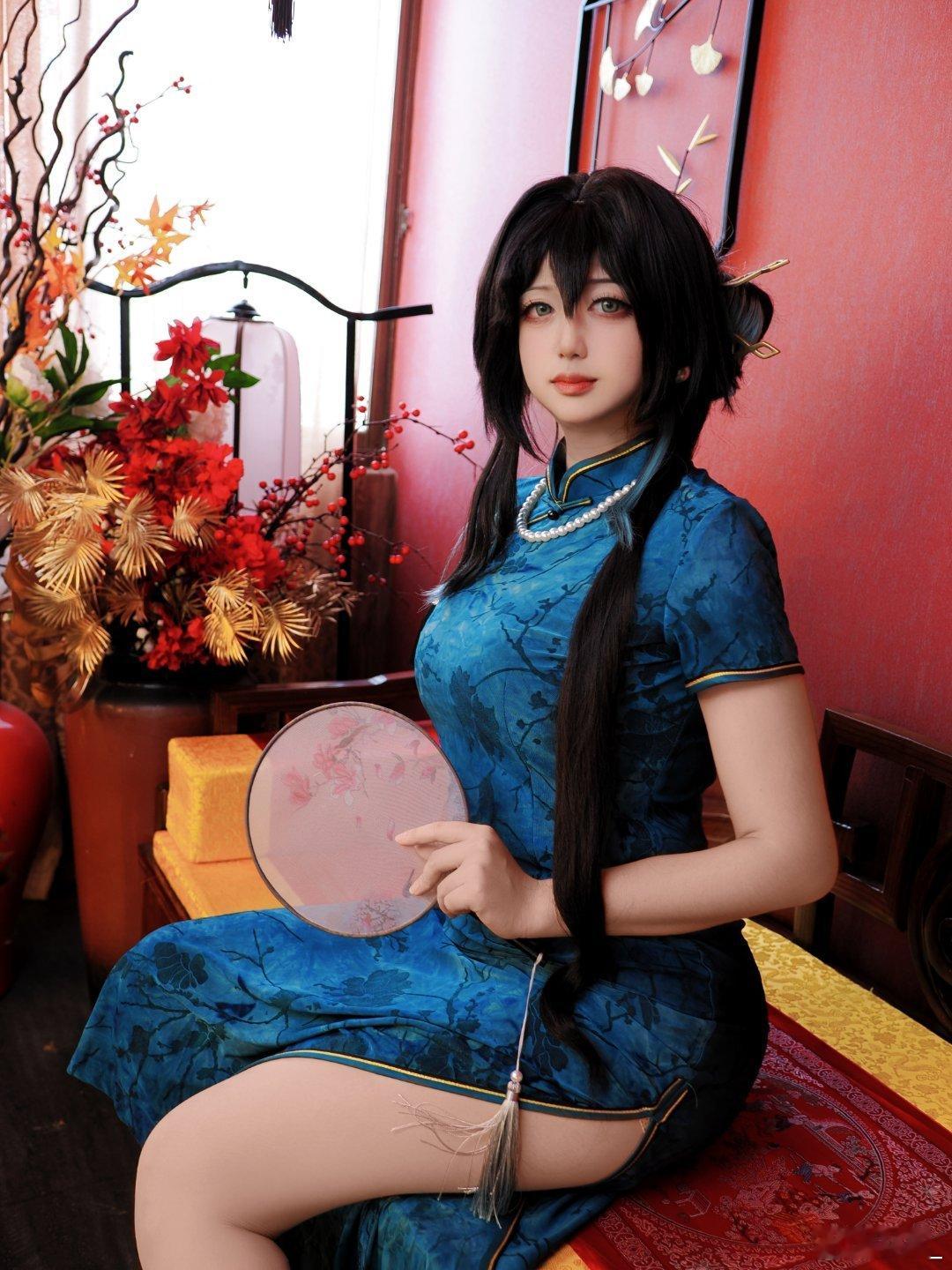 大家除夕快乐🧧阮梅老婆终于🈶新衣服了还是旗袍❤️坐等成衣（我赢了✌🏻）📸