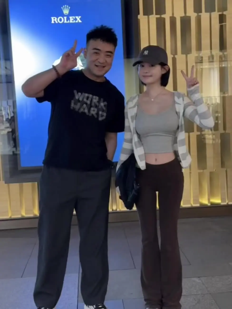 偶遇江小帆帆 合照