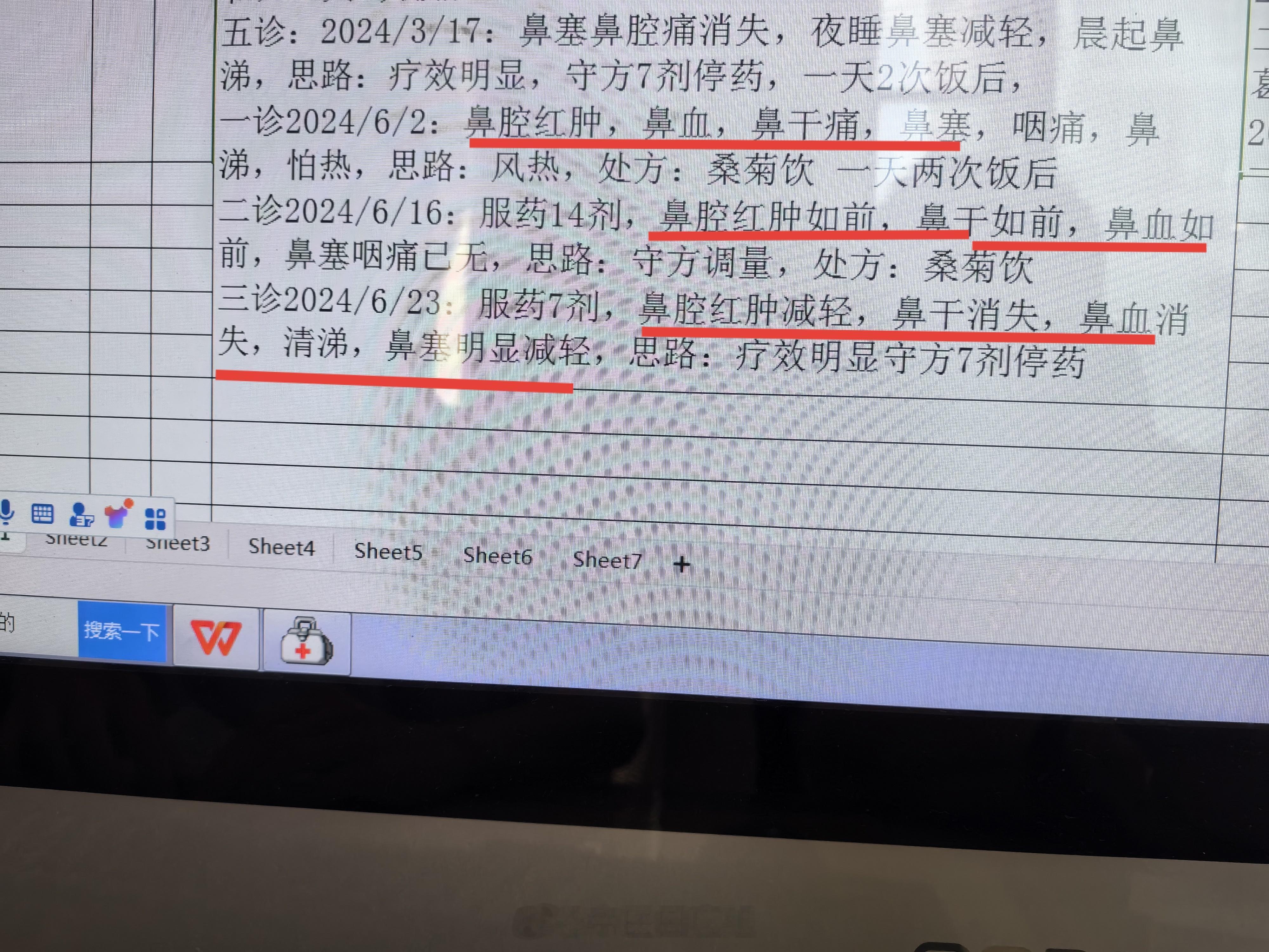 #中医##鼻炎#   擅长病种发一发，老患者小朋友了，鼻腔红肿，鼻干痛，鼻血，咽