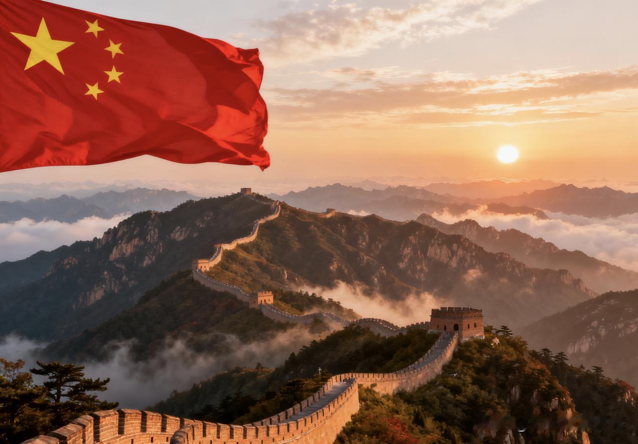 10月1号国庆节……

十月的第一天，

风是暖的，阳光是刚好的。

把国旗挂在