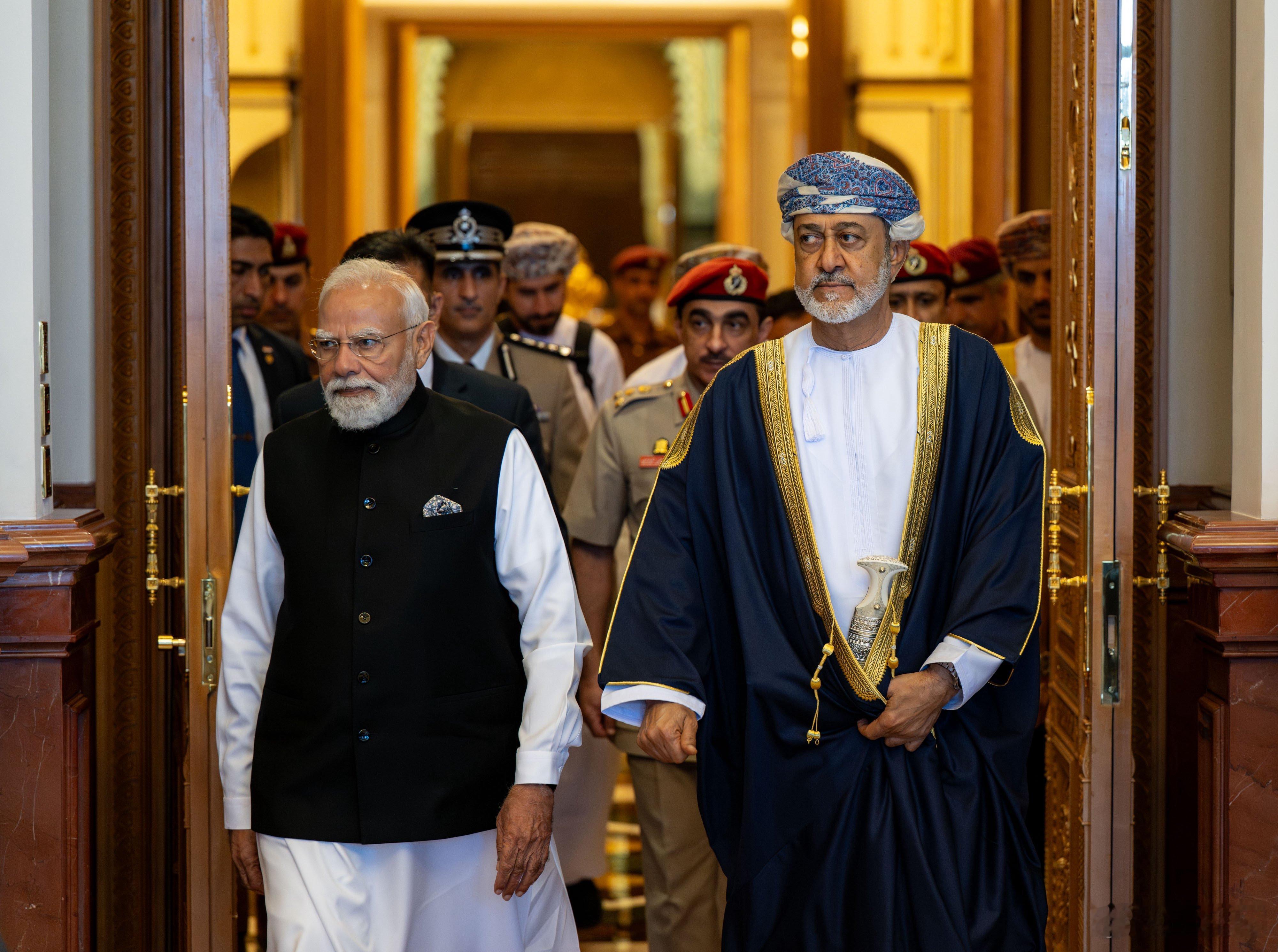 阿曼王室 🇴🇲🇮🇳12月17日-12月18日，印度总理纳伦德拉·莫迪访问