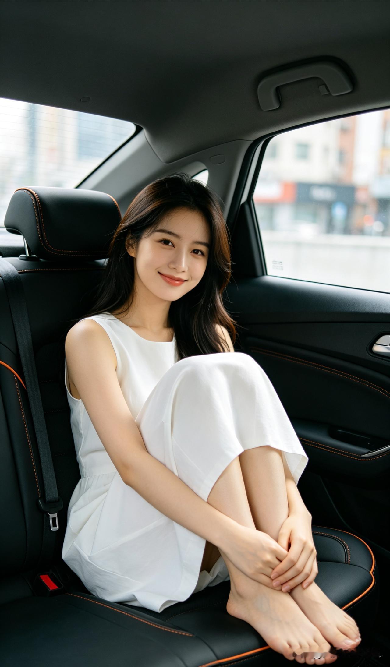 ai宝妈在车里等孩子放学，宝妈太可爱了ai宝妈 宝妈 ai辣妈 辣妈 宝妈ai 