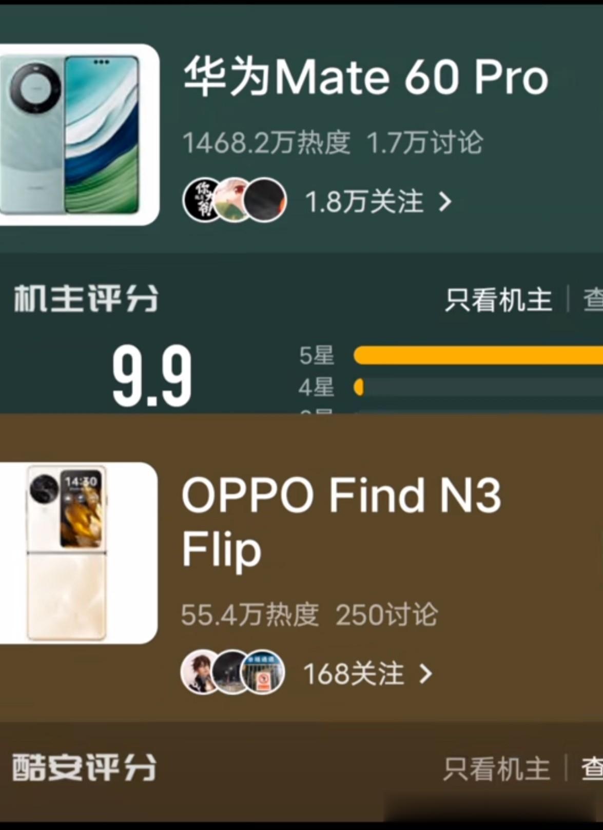只想问一句。 OPPO，华为梁子是不是结下了？
华为mate60Pro     