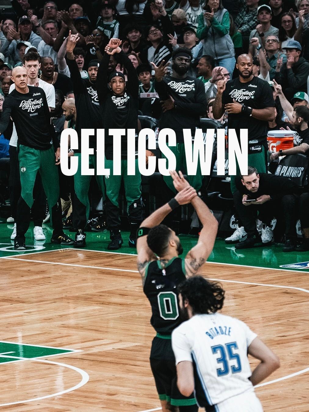 凯尔特人国度 Celtics Win ! 4 Down , 12 To Go ☘