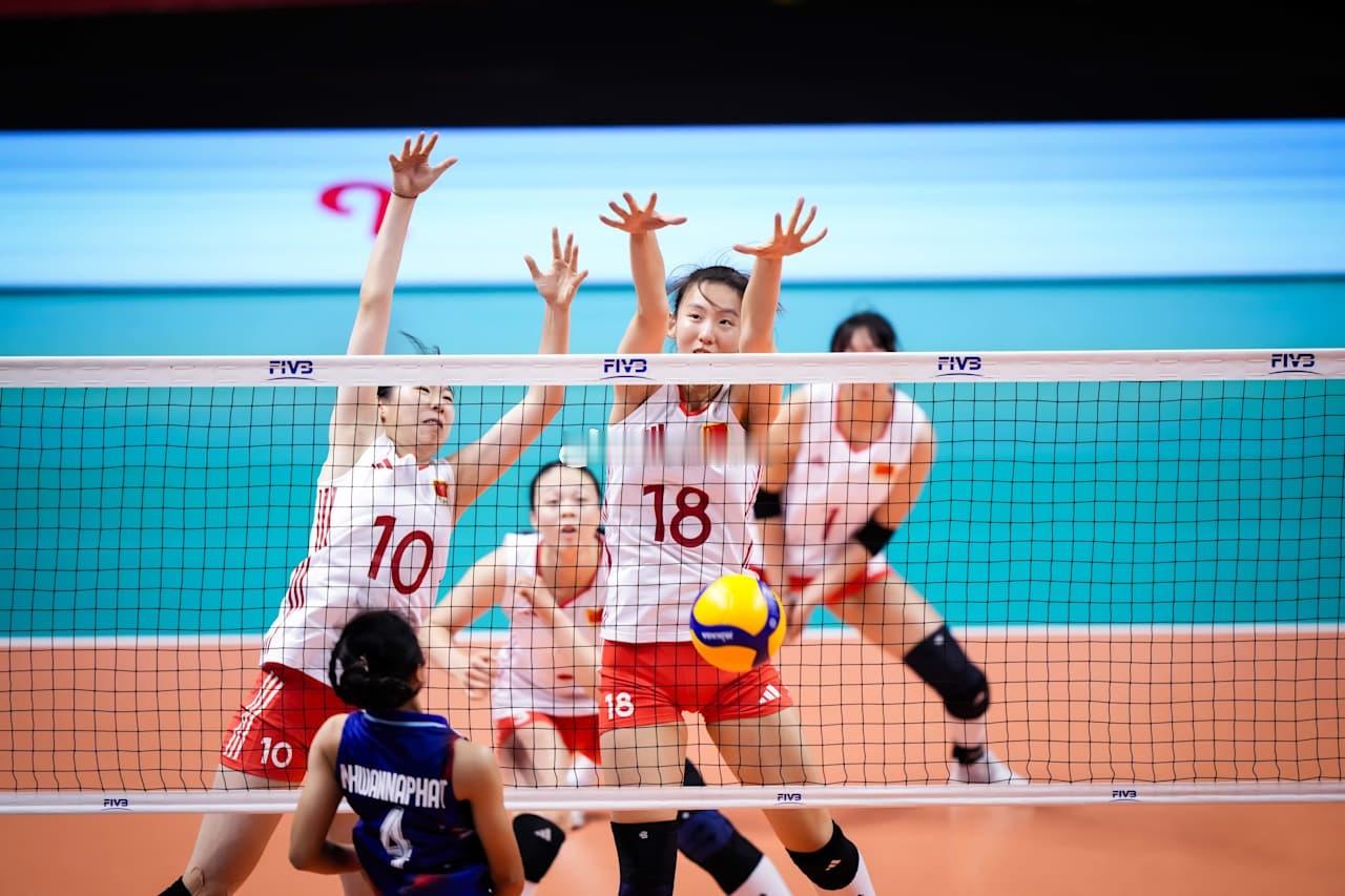 【全场技术统计】2025年U21女排世锦赛1/8决赛中国女排3-0泰国女排（25