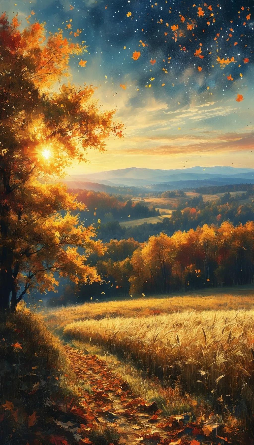 #秋日生活打卡季#金秋的韵味与思绪
秋天，是一年四季中最富有诗意的季节。随着凉风