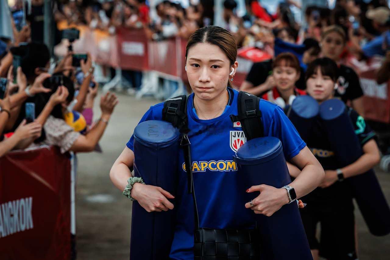 2025年女排世锦赛半决赛日本女排vs土耳其女排第一局：25-16大比分：1-0