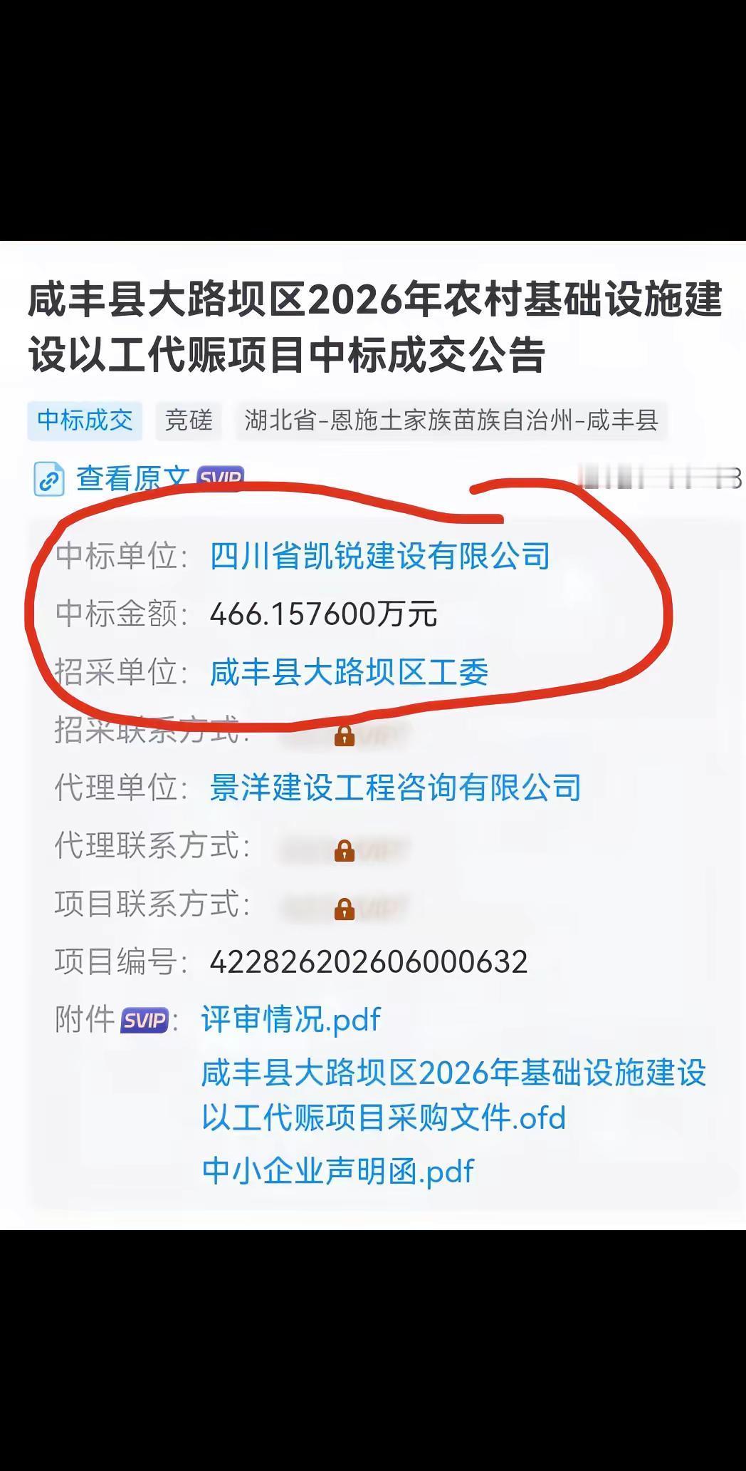 中标湖北项目项目公告 投标 中标 建筑