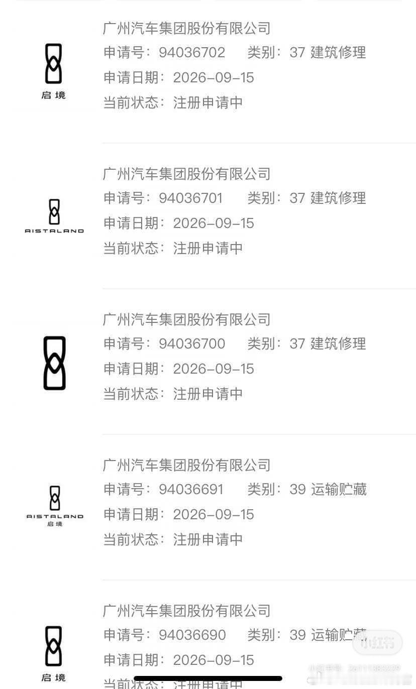 启境申请注册了新车标，大家觉得怎么样[并不简单] ​​​