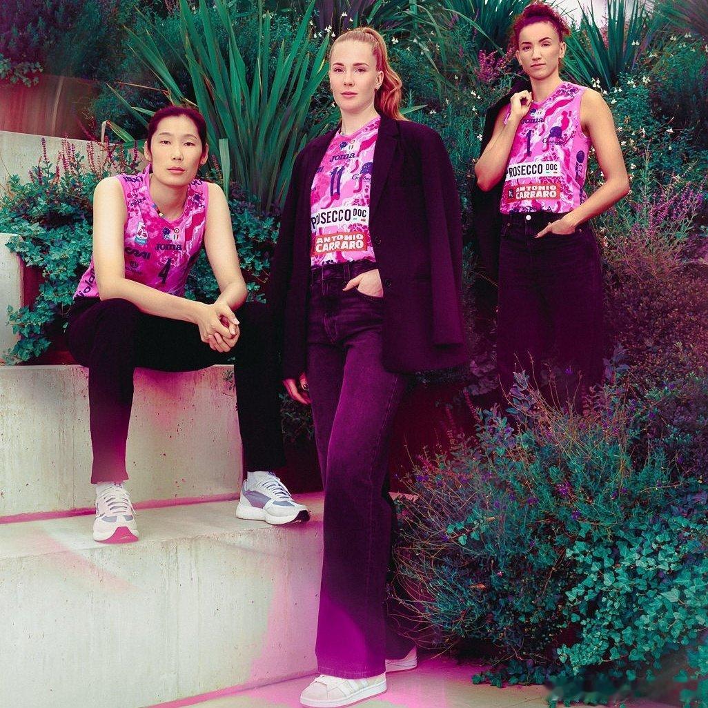 👚 科内利亚诺队的进攻三叉戟——朱婷 & 伊莎贝拉.哈克 & 加比.吉马良斯。