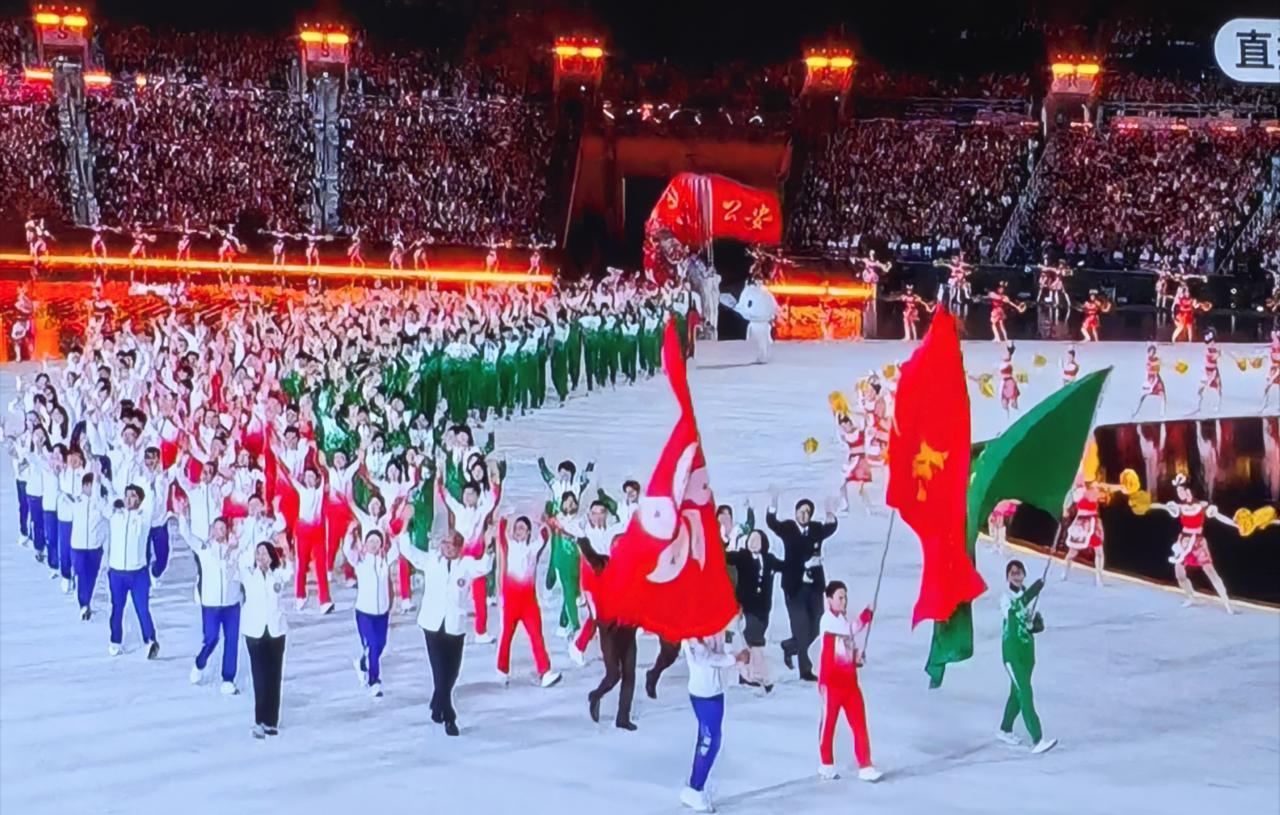 全运会这个入场式我真没想到
       刚刚全程看了在广州奥林匹克体育中心举行