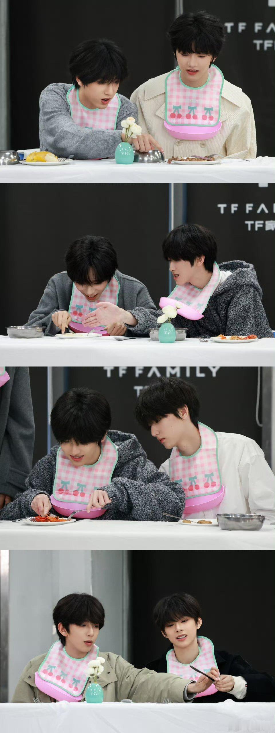 TF四代高雅人士局花絮照TF家族高雅人士局花絮照 镜头下的少年们或沉稳端坐或轻声