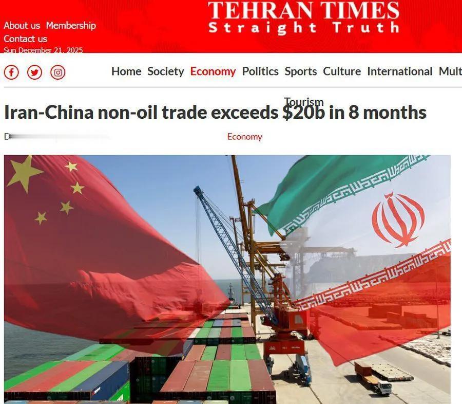 据伊朗海关总署（IRICA）统计，在当前伊朗历年度（2025年3月至11月）的前