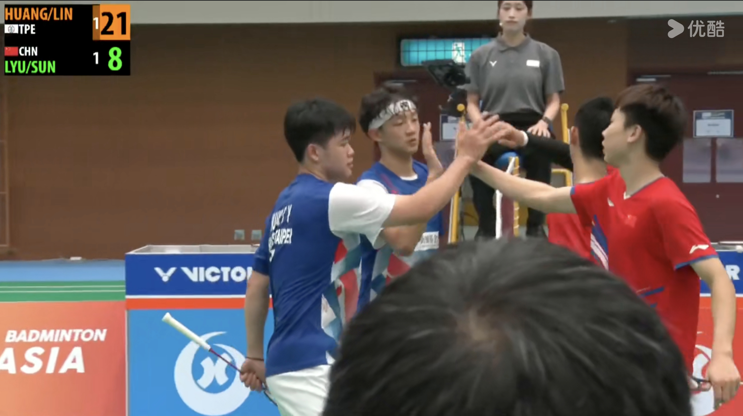 🏸吕欣泽/孙启睿止步4强，省队男双包揽男双冠亚吕欣泽/孙启睿🇨🇳 16-2