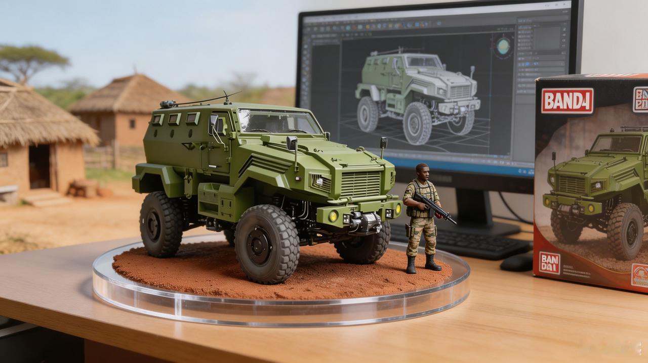 国产外贸型高机动轮式反伏击装甲车&3D模型