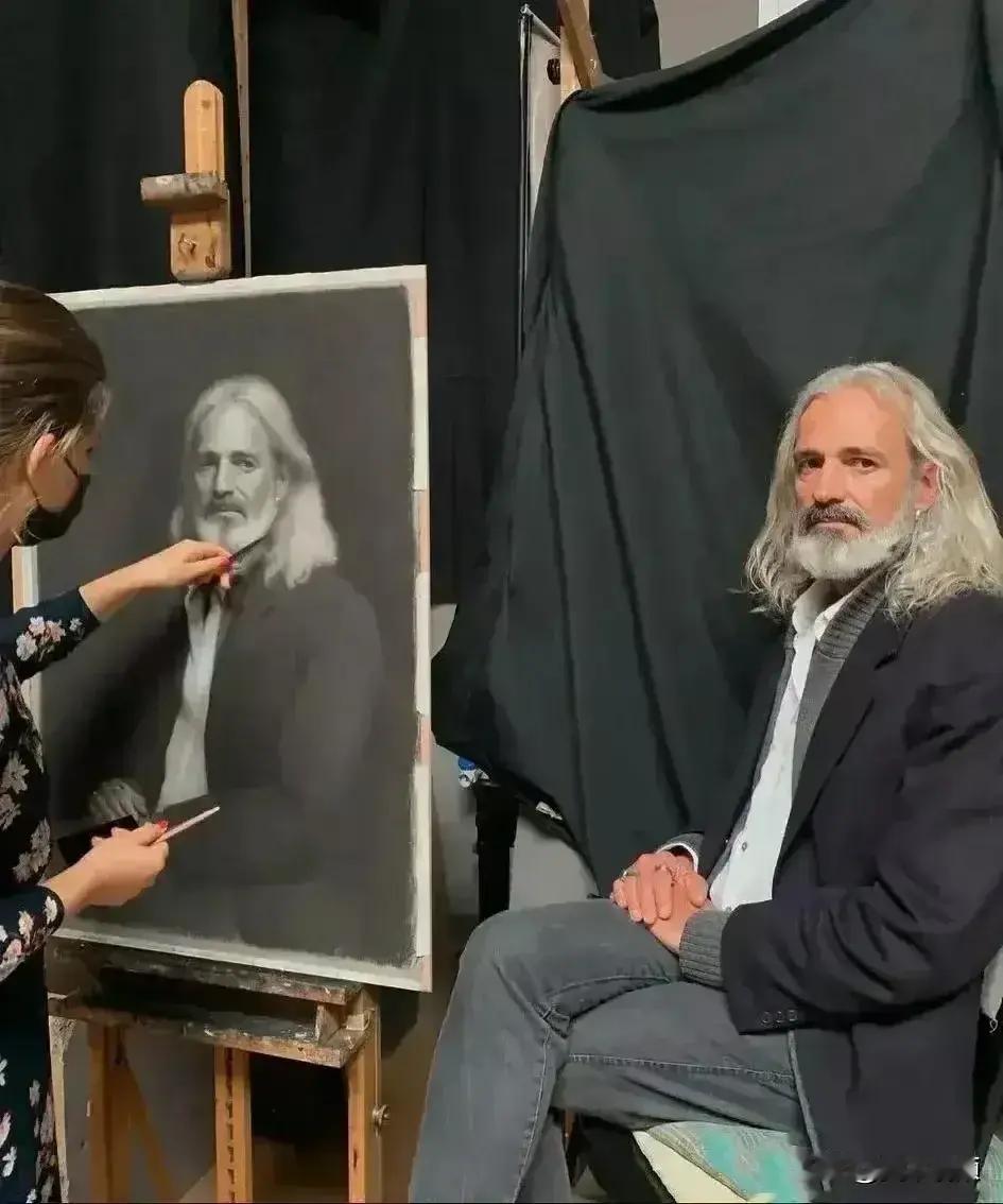 佛罗伦萨美院素描写生。