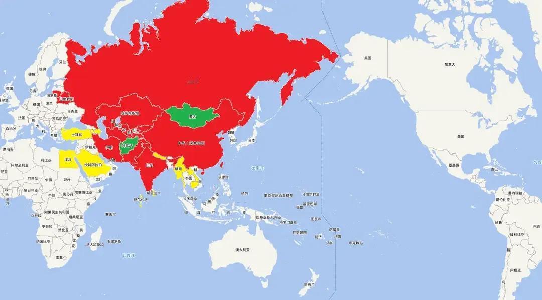 上合组织已经红遍半个地球！就阿富汗和外蒙没加入，这两货表现让东大不满意所以没给入
