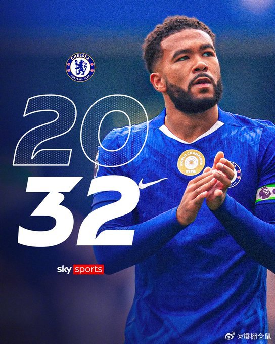 【官方】26岁的里斯-詹姆斯与切尔西签下一份到2032年夏天的新合同，在经历两年