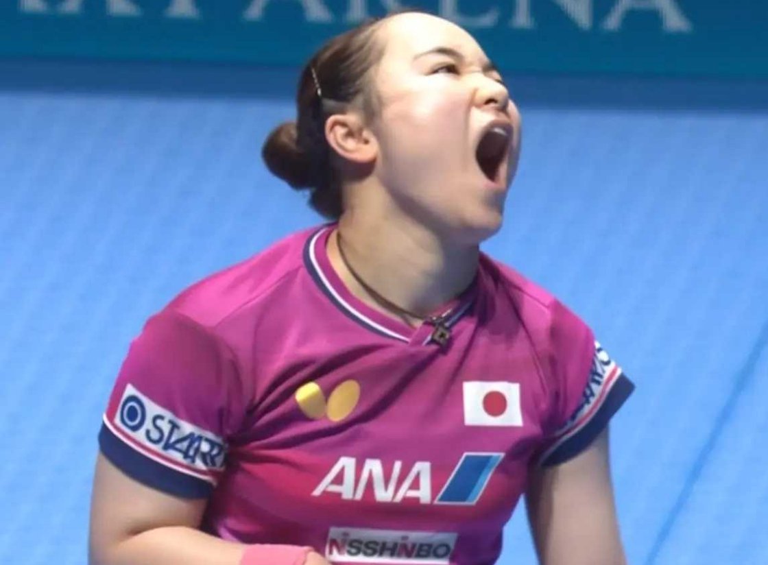 澳门单打世界杯女单1/8决赛：伊藤美诚 vs 王曼昱首局伊藤美诚打得非常凶，基本