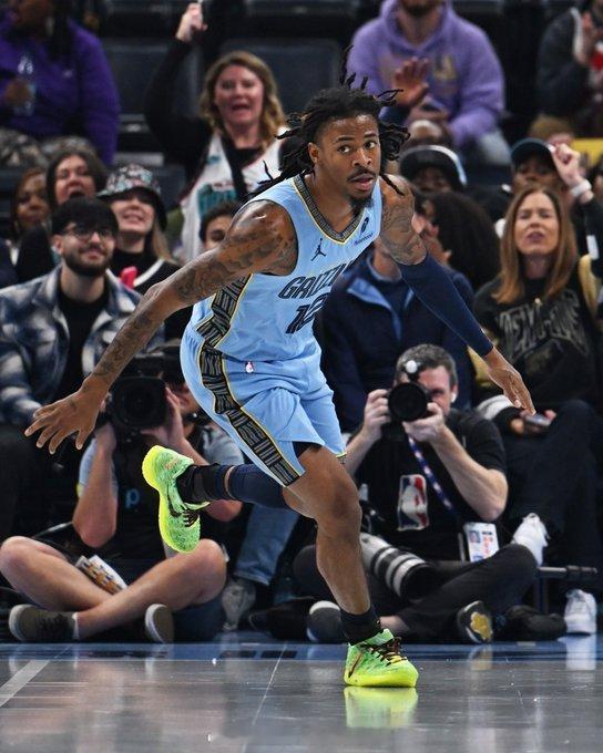 莫兰特在万圣节之夜上脚“Spooky Season”Nike Ja 3万圣节配色