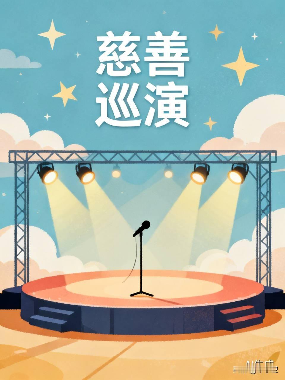 把慈善做成巡演，统一的模式，统一的表演，统一的服装，进行全国的慈善筹款表演，真是