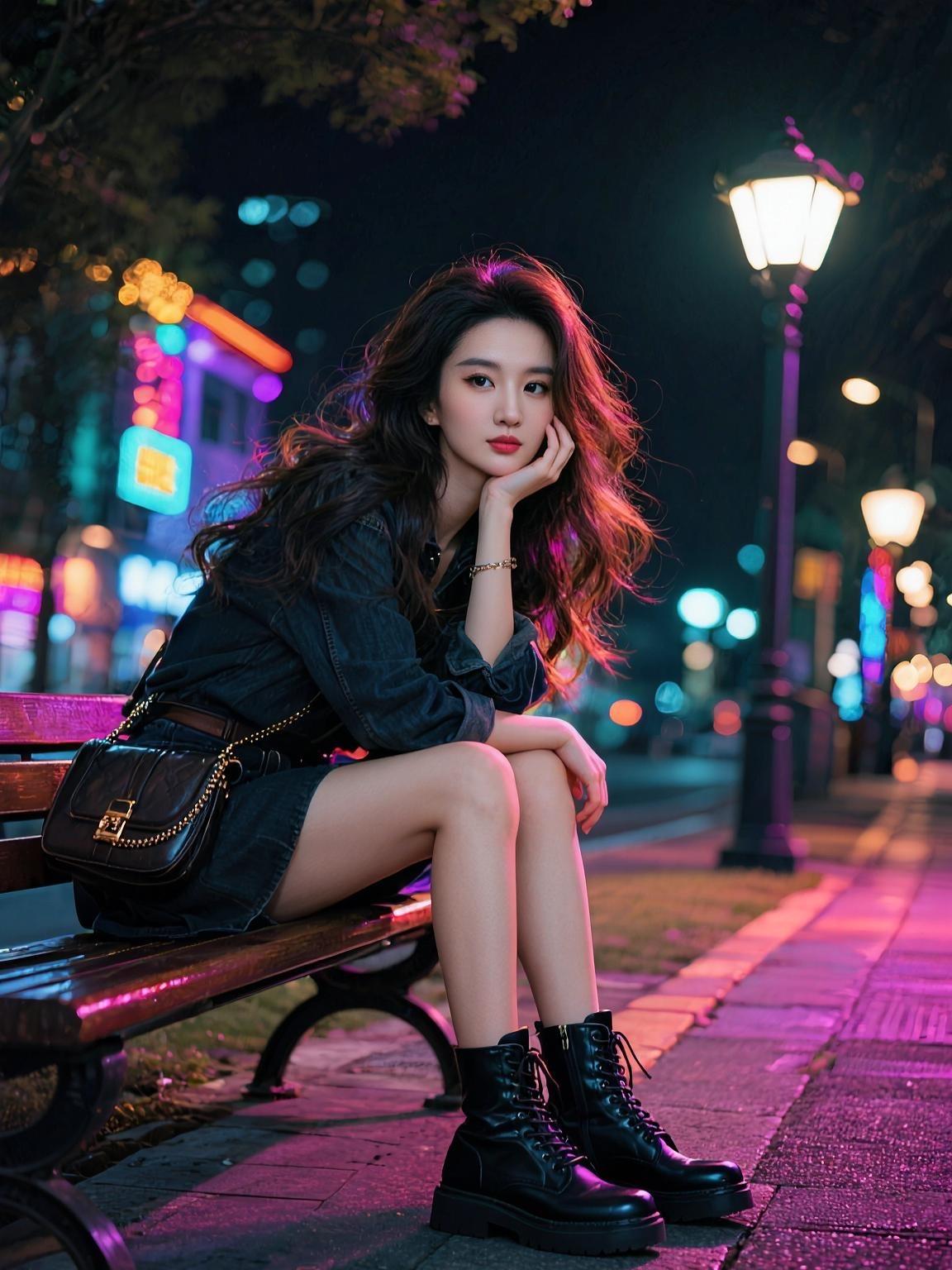 抖音ai创作 美女 做自己的大女主 最美街拍 街拍