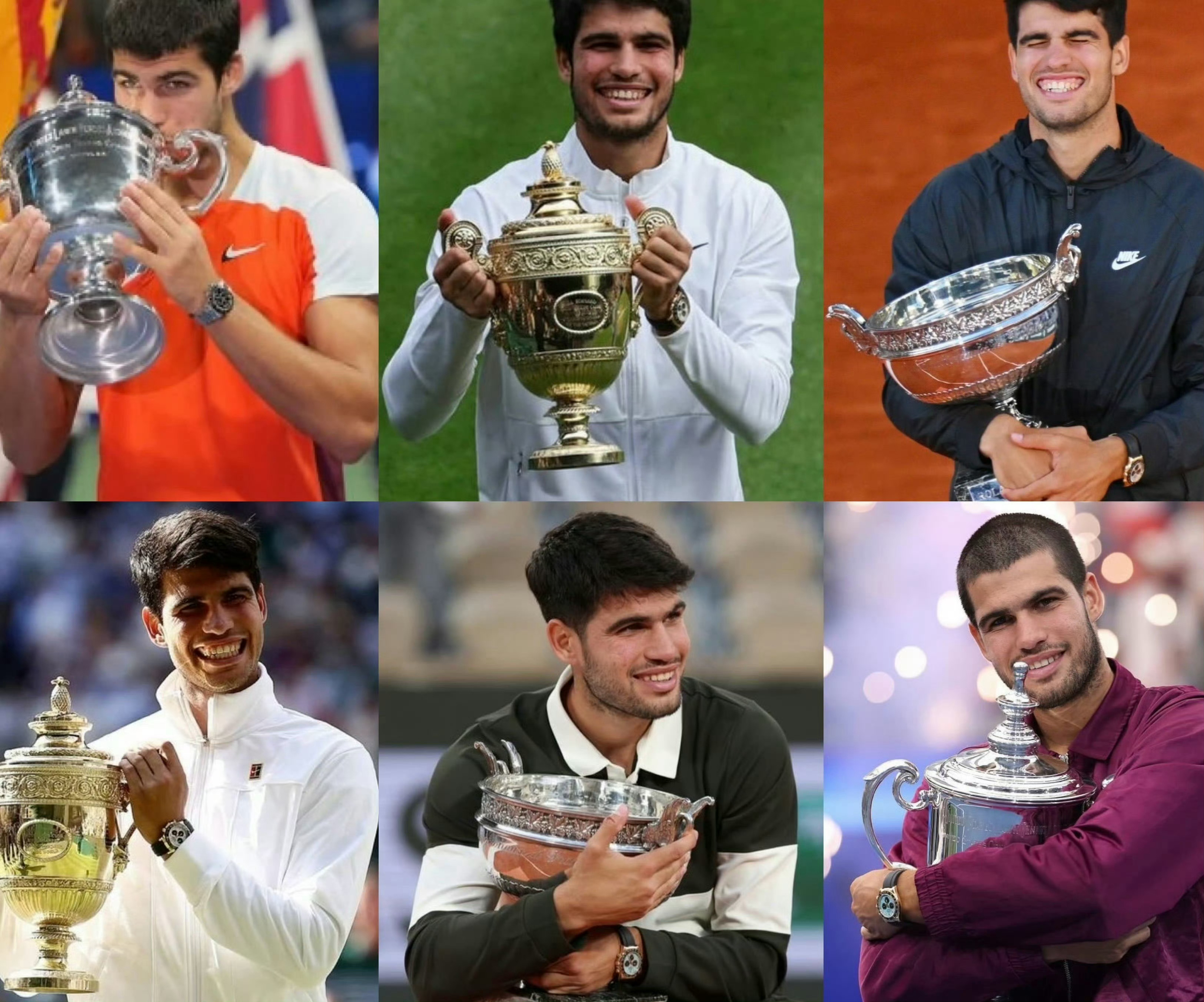 22岁阿尔卡拉斯获得个人生涯第7个大满贯冠军！2022年美网🏆2023年温网?