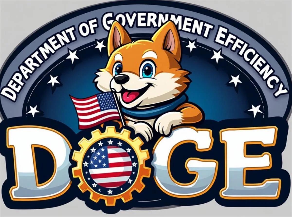看到马斯克发布的政府效率部的LOGO，也真是太可爱了！
政府效率部的英文全称为D