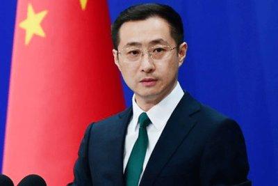 7 月 16 日，外交部发言人林剑主持当日例行记者会，现场有记者问及一则美方近期