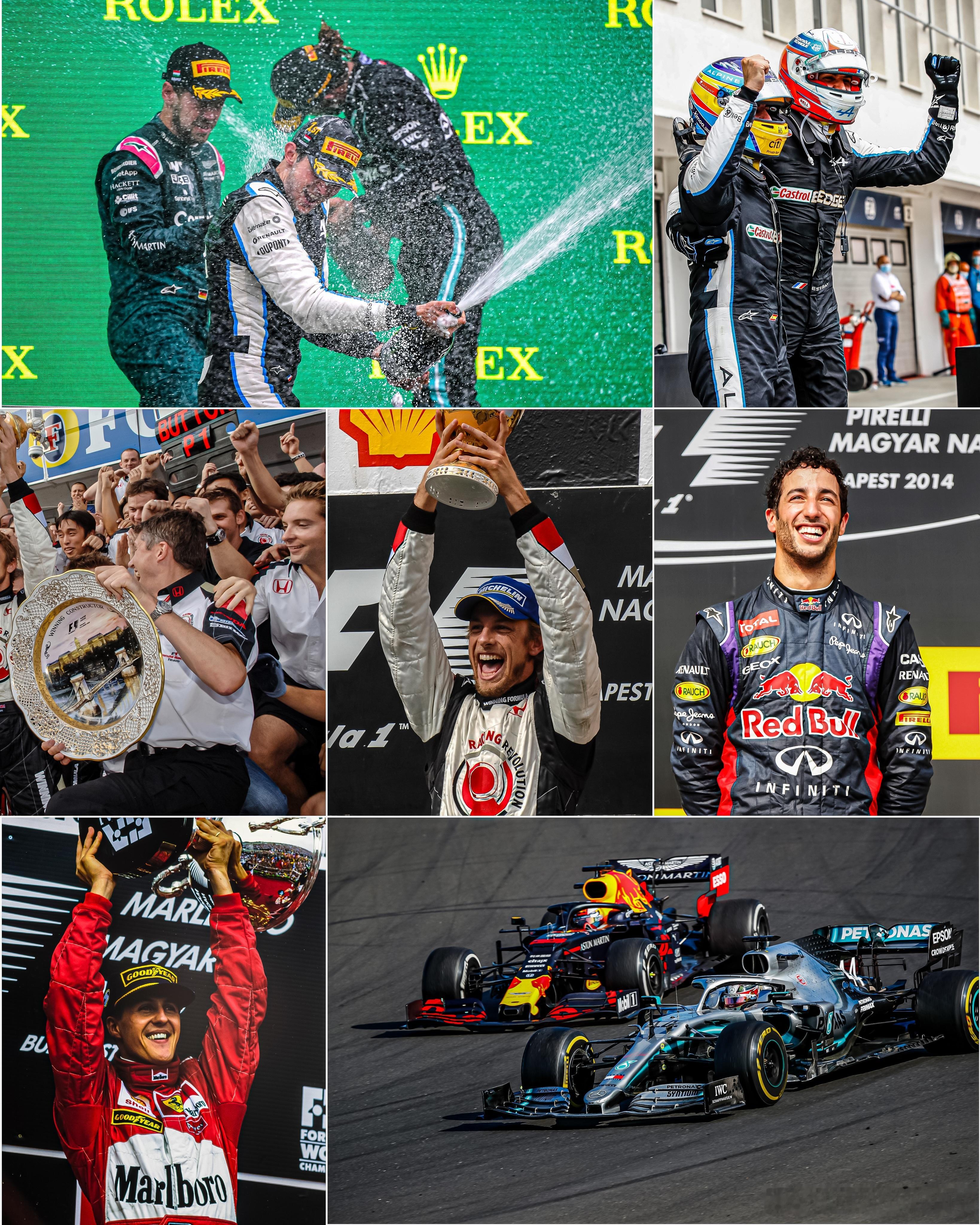 今年是 F1 在亨格罗宁赛道举办赛事的四十周年 🇭🇺FIA 🇭🇺 202