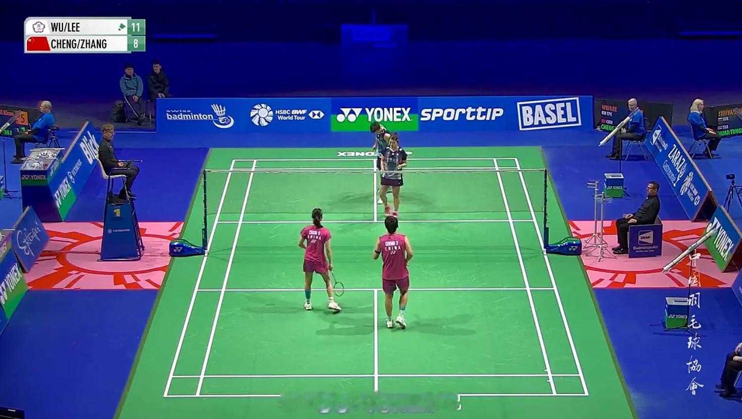 混双 1/8赛 吴冠勋/李佳馨 11-8 程星/张驰(6)2026年瑞士羽毛球公