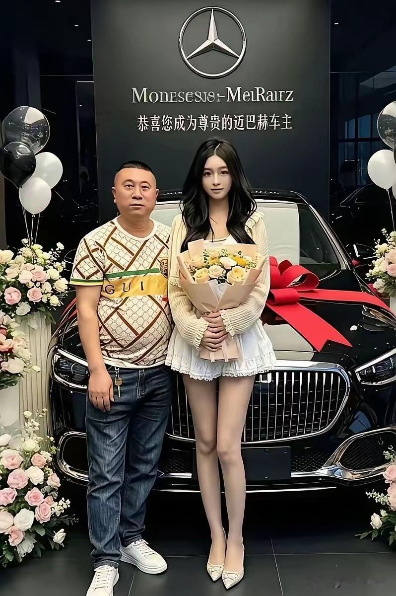 有人问：图里这么好看的女生，怎么会选择身边这位男士？
我寻思能问出这话的，
恐怕