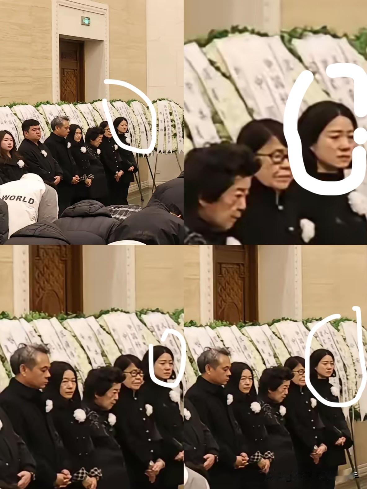 她沉默拭泪，
却哭得像个迷路的孩子，

21年顶着漫天流言相伴，如今他走了，那段