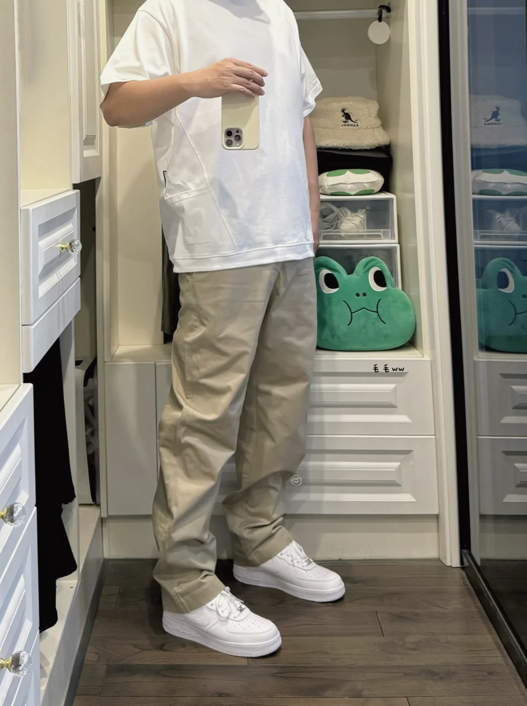 卡其工装｜直筒裤穿搭