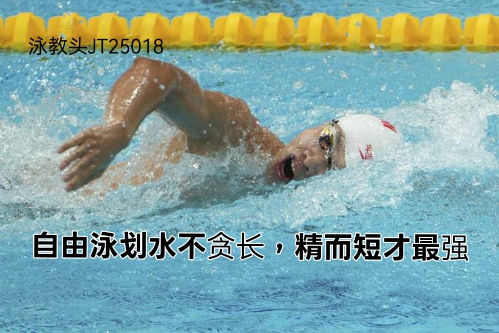 泳教头 | 泳讲堂：自由泳划水不贪长，精而短才最强
很多自由泳初学者都有一个误区