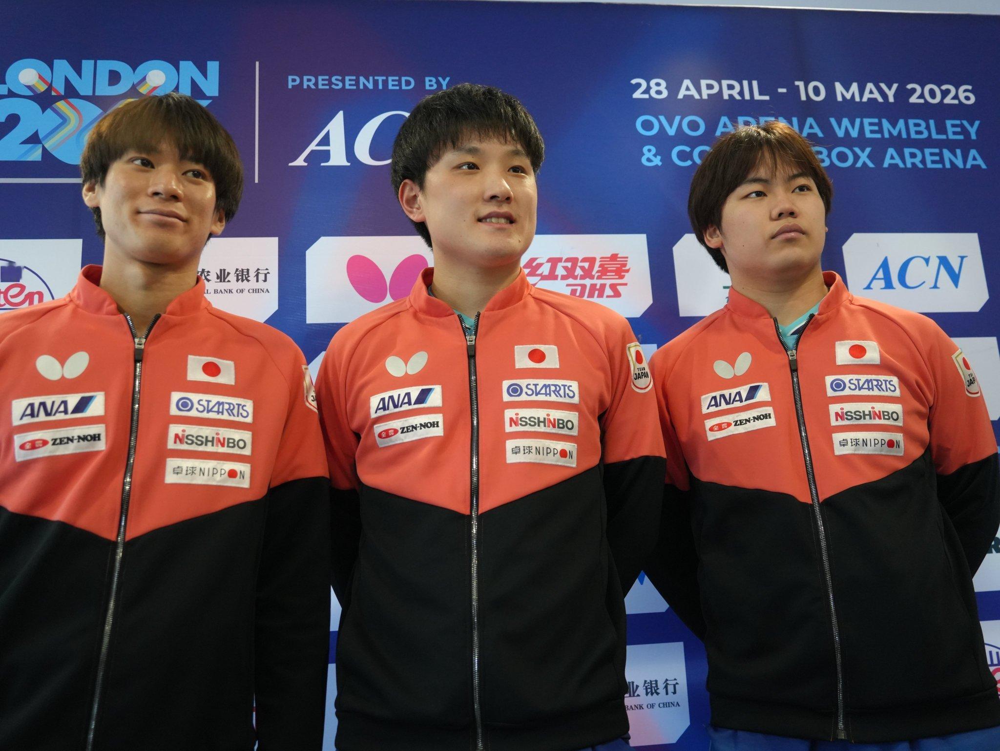 张本智和张本智和2026年伦敦世乒赛 男团QF赛后采访cr. nikkei_sp