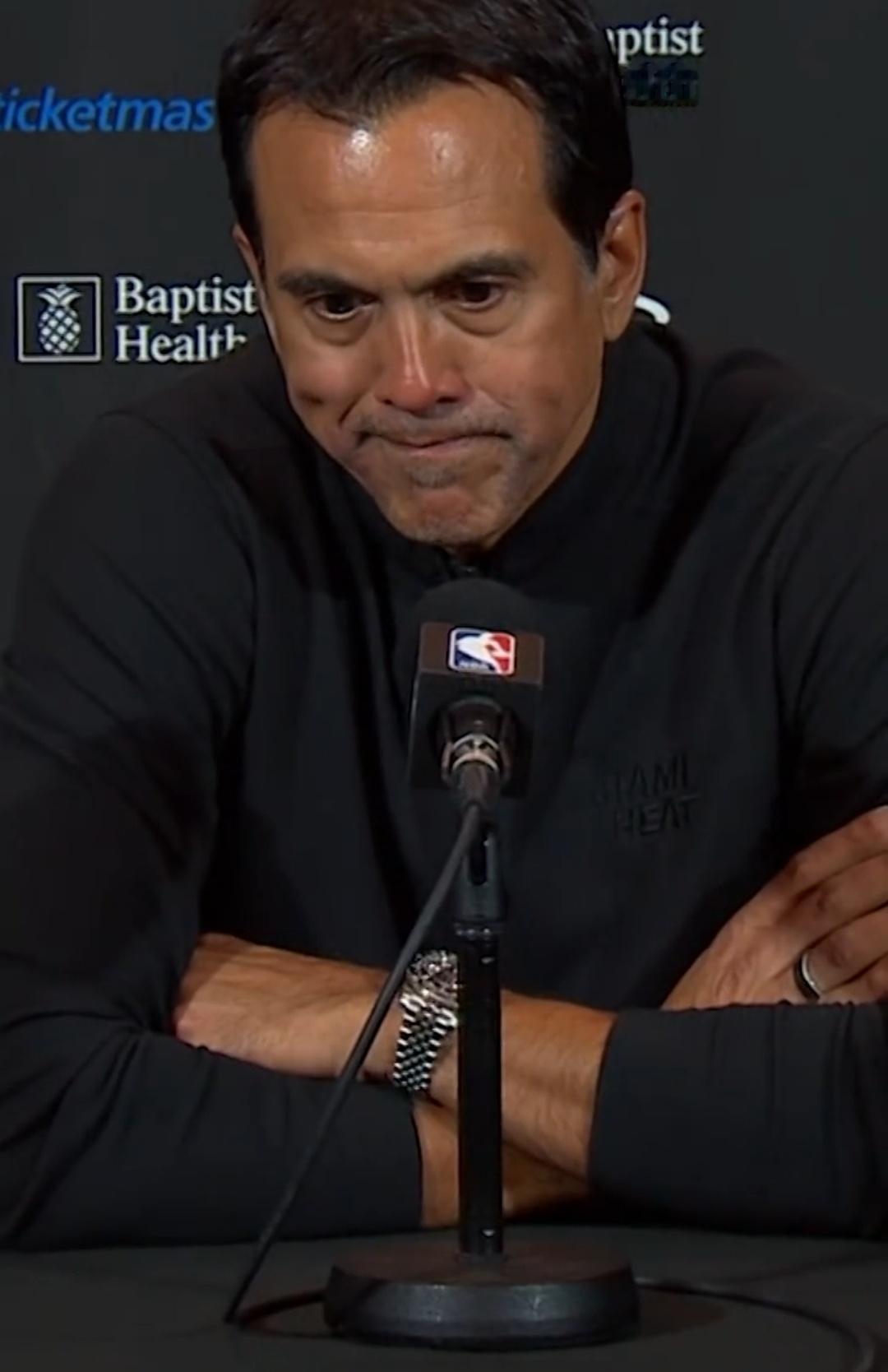 斯波赛后谈热火近期防守下滑趋势：在这个联盟里，做好防守并不容易；过去三周我们糟糕