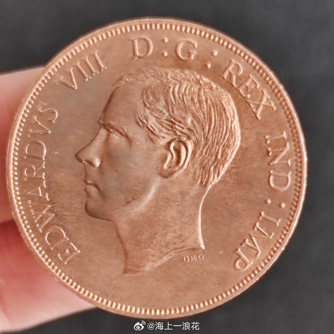 英属泽西1937年爱德华八世4先令近日，从朋友处盘来一枚英属泽西1937年爱德华