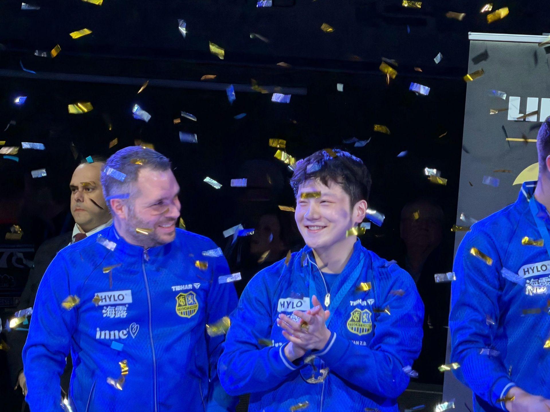 存一些樊振东夺得德国杯的定格🧩 