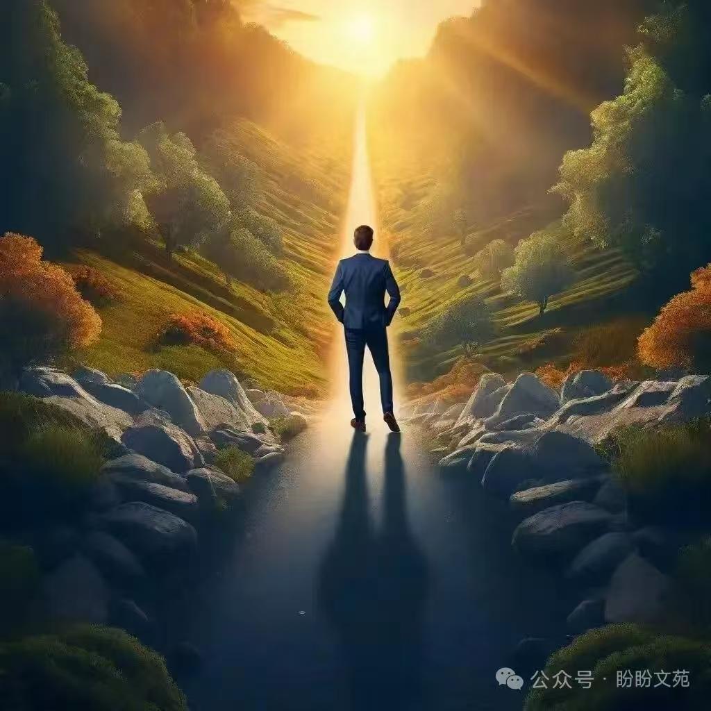 捣练子·透视人生
峰叠翠，野凝烟，
触景牵思意未阑。
悟彻浮生皆过影，
万般过往