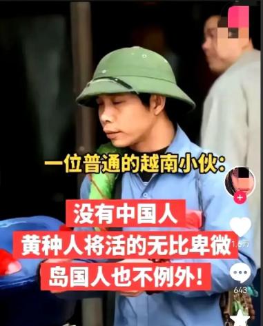 一位越南网民发帖感慨：原以为高市那番话只会点燃中国本土网友的怒火，没想到“翻旧账