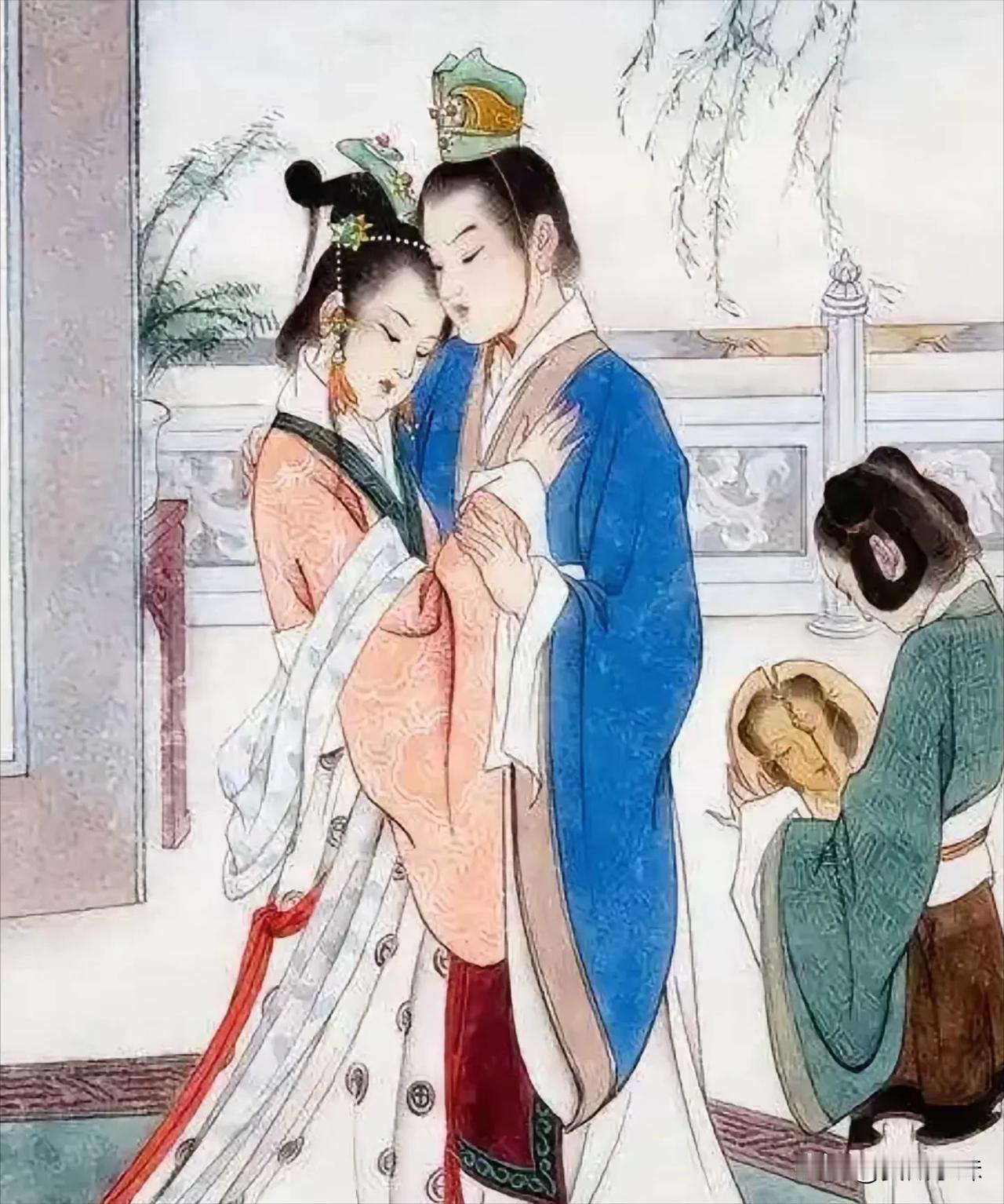 公元592年，宰相杨素将心爱的夫人乐昌，许配给一叫花子。夫人低头不敢作声，任凭叫