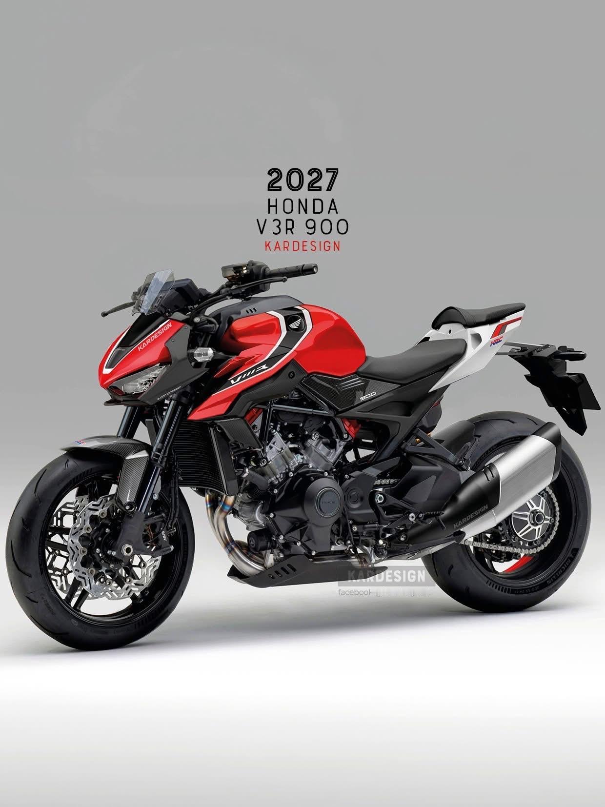 据悉，本田的增压V3R 900将在今年晚些时候在EICMA全面揭晓,激动吗?
