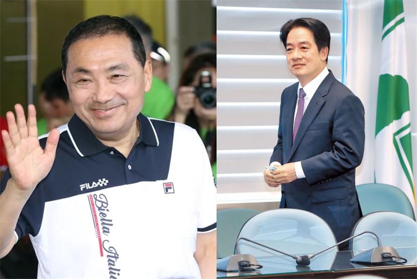 侯友宜、赖清德开启“双面人”大战！国民党候选人侯友宜的竞选办公室今天发布“双面L
