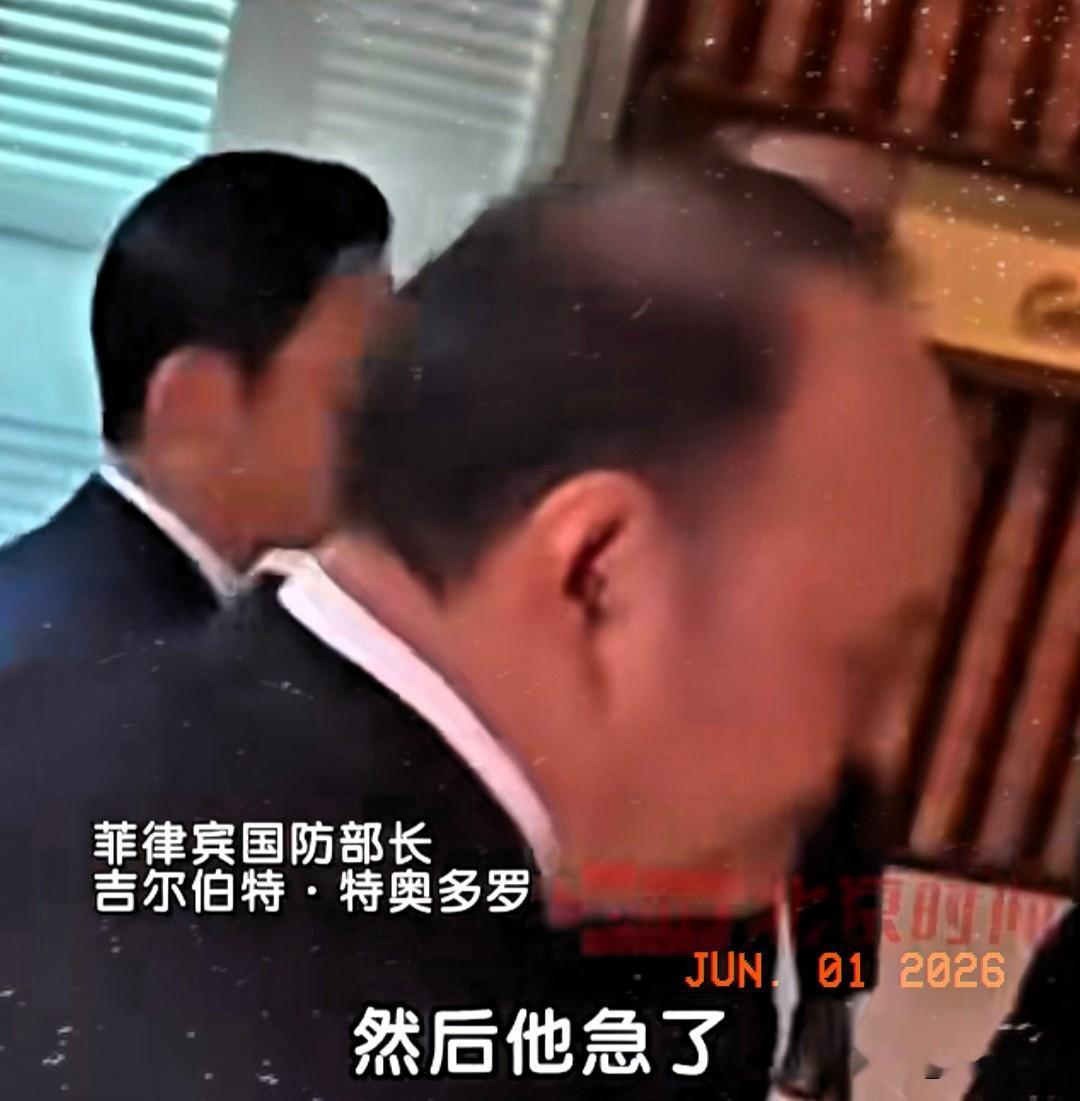 菲律宾防长在香会上把这句话说出来了：中国给再多援助，也改变不了菲律宾对中国的看法