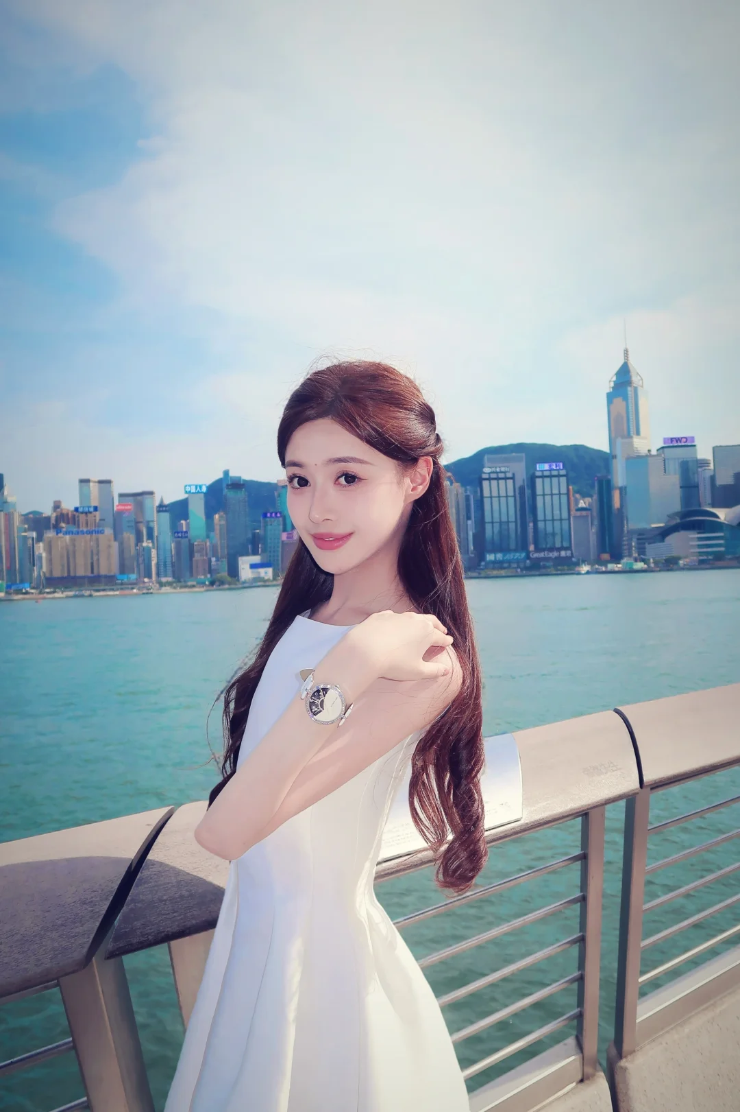 晴天的维多利亚港🩵🫧