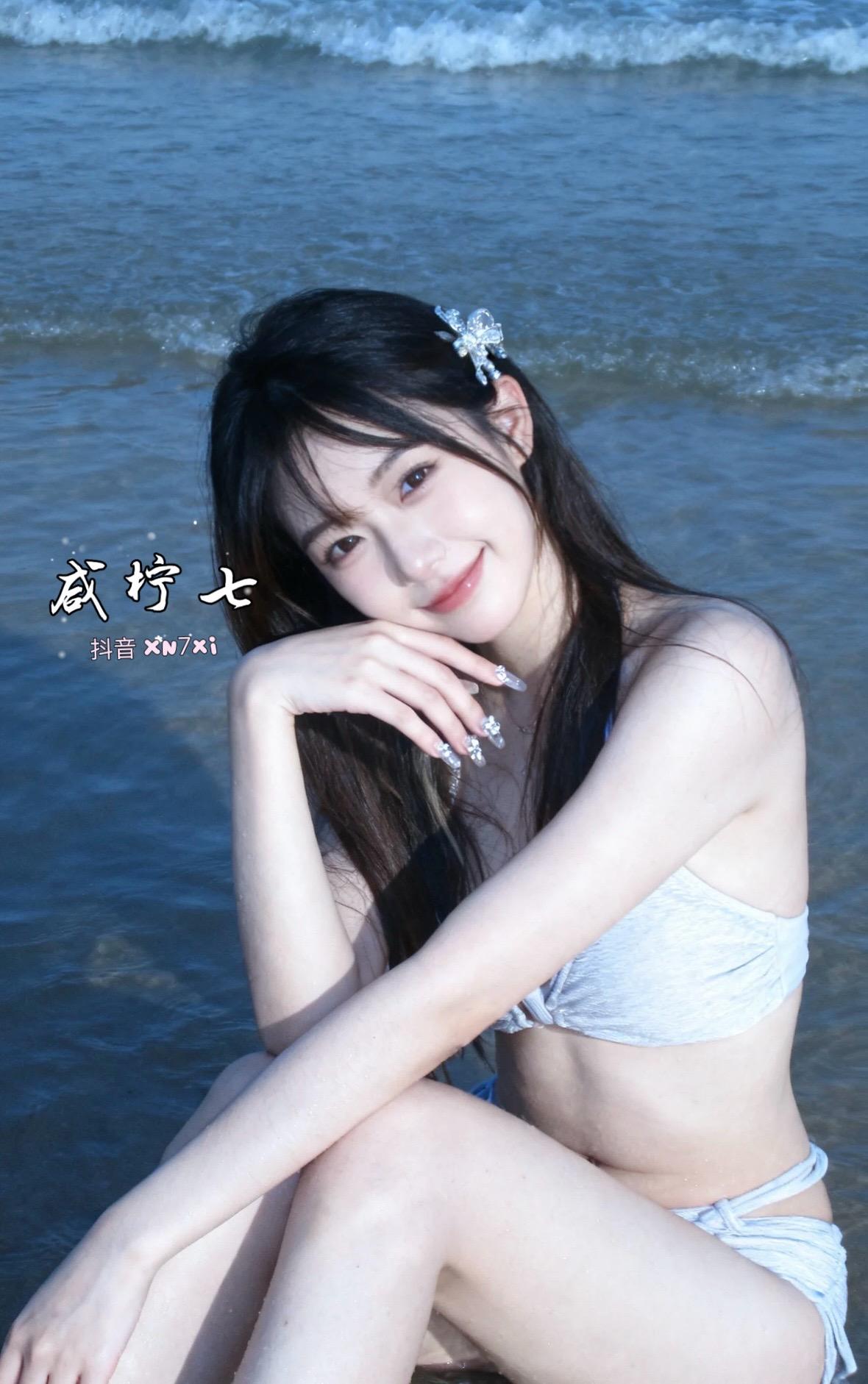 纯欲海滩 夏日海边 美女 辣妹 甜妹