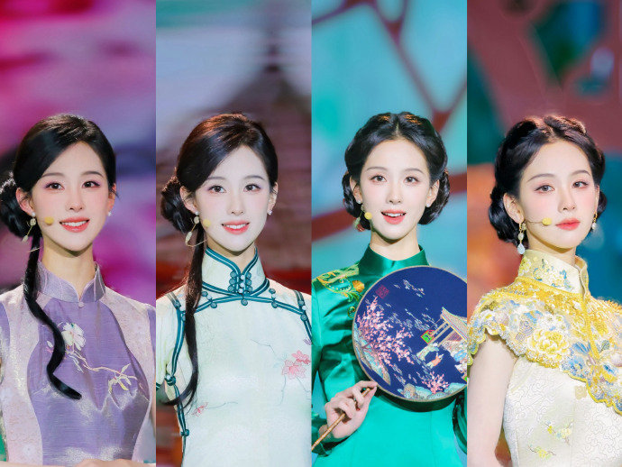 陈都灵的气质和非遗旗袍真的太适配了，穿出独特书卷气，温婉又灵动，把东方美学的含蓄