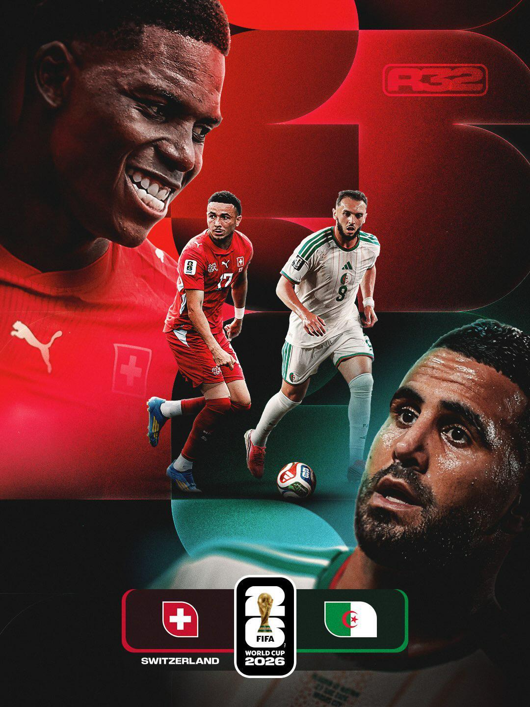 世界杯2026美加墨世界杯今晚明早3场32强淘汰赛官方对决海报！你看好哪三支队伍